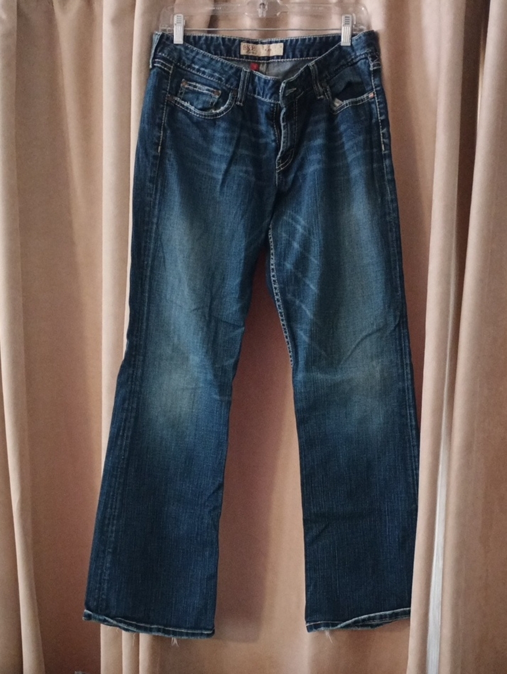 BKE Women's Dark Blue Bootcut Jeans
